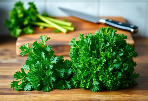 Persil plat ou frisé - lequel choisir en cuisine ?