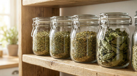 Comment conserver les herbes aromatiques séchées pour garder leur parfum