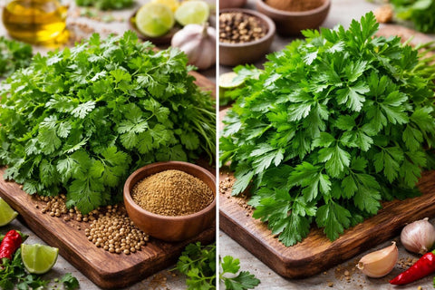 Coriandre ou Persil : Différences et Utilisations