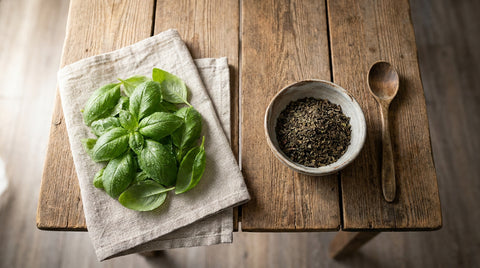 Basilic frais ou séché : quand utiliser l'un ou l'autre ?