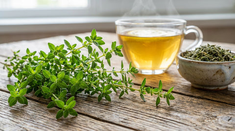 Les bienfaits du thym citronné en infusion et en cuisine