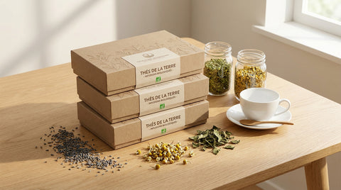 Idées cadeaux tisanes bio : faire plaisir avec des plantes de qualité