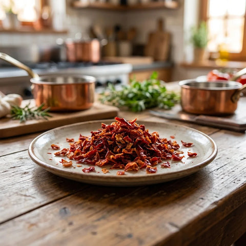 POIVRON rouge morceaux UE bio