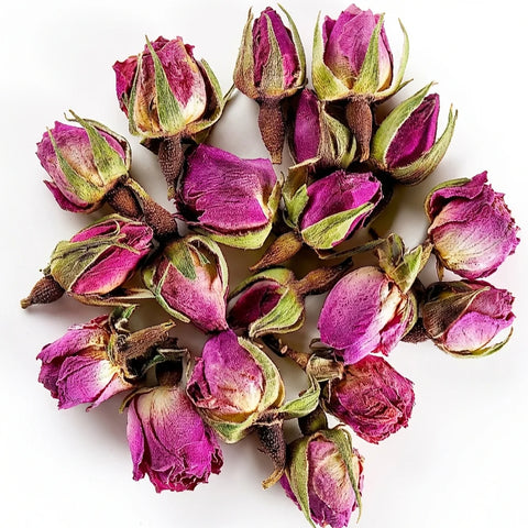 ROSE de DAMAS bouton BIO